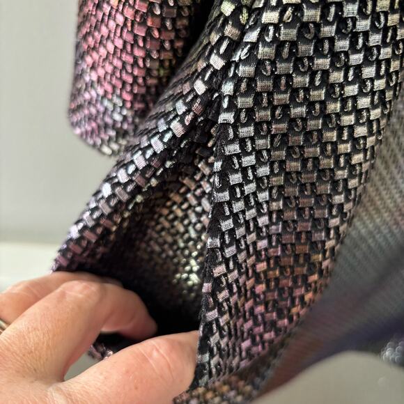 Free People Diamonds Are Forever Shimmer Metallic Mod Shift Cocktail Party Dress - Picture 9 of 12